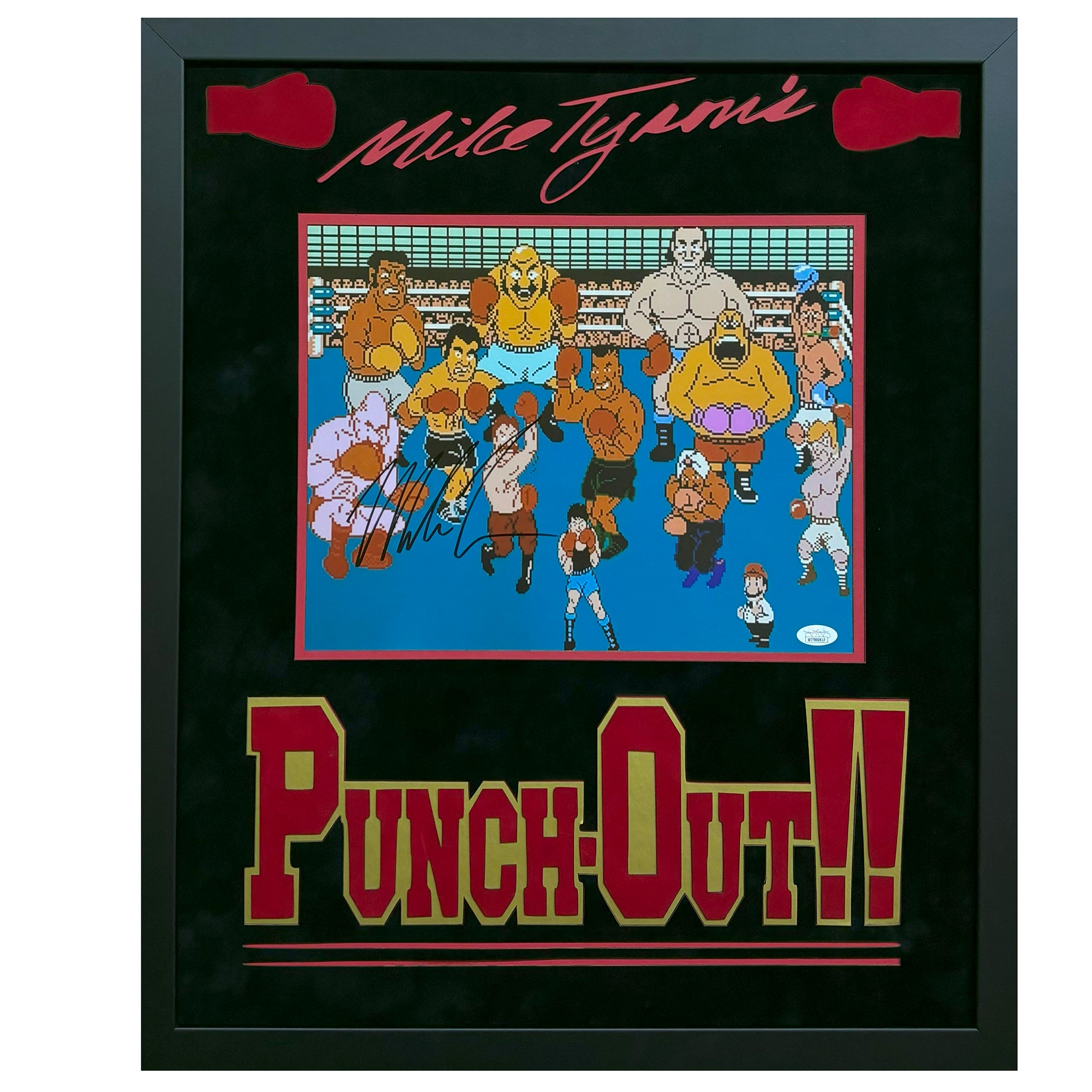 Mike Tyson Signed factory Punch Out 11x14